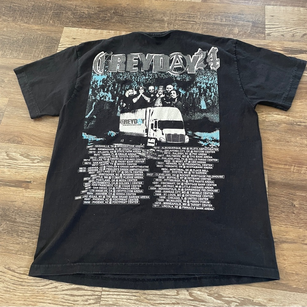 G59 greyday 24 Suicide boys Black band T-Shirt Large